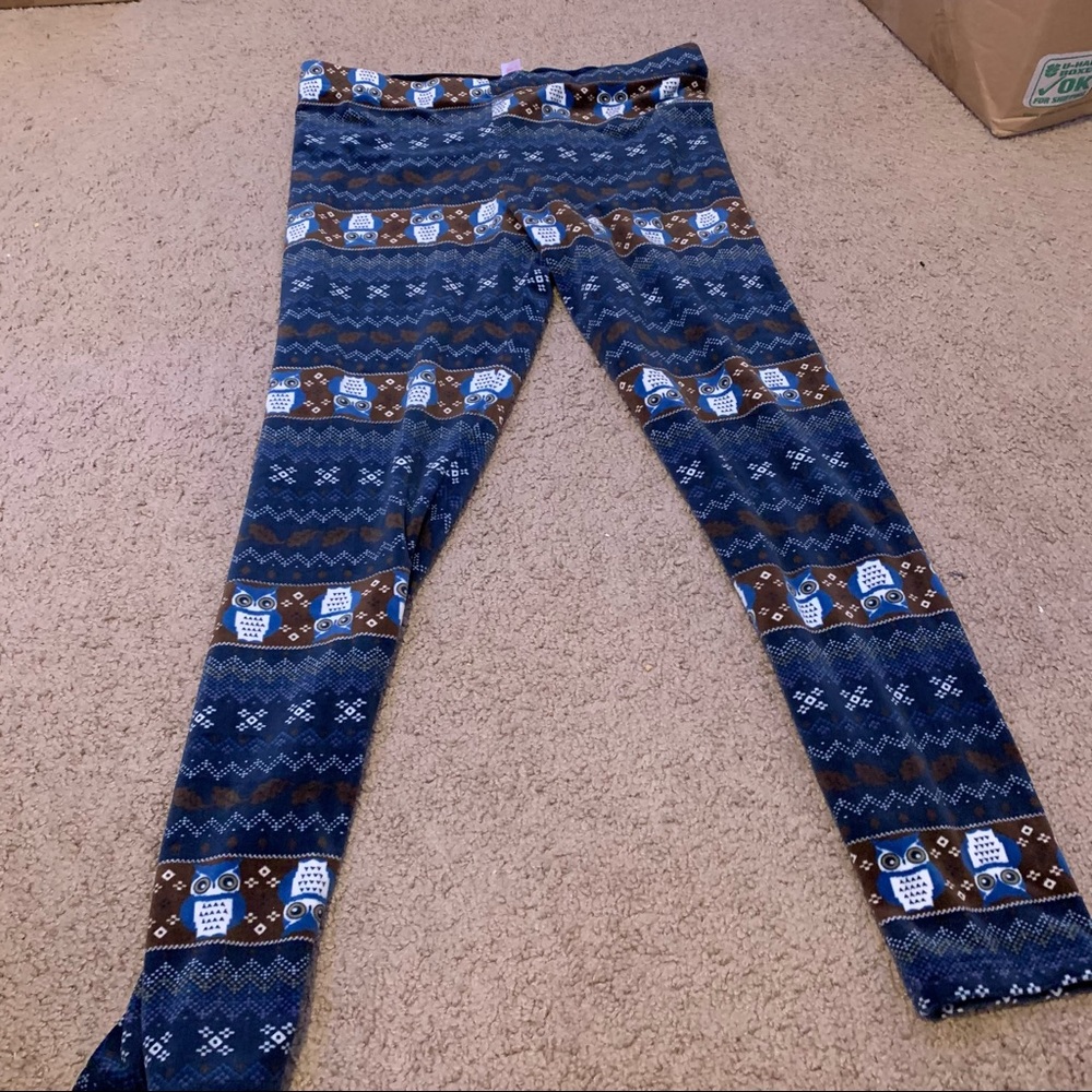 Fleece leggings
